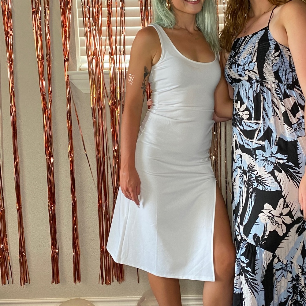 White Leith Dress